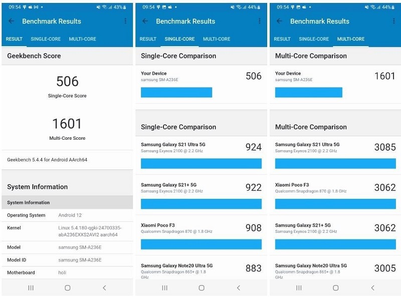 hiệu năng Samsung Galaxy A23 5G