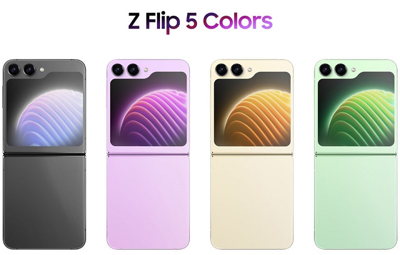màu Samsung Galaxy Z Flip5