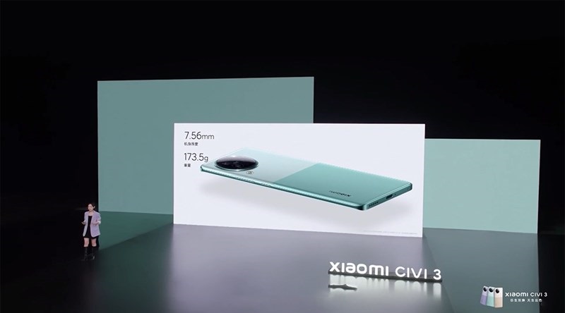mặt lưng Xiaomi CIVI 3