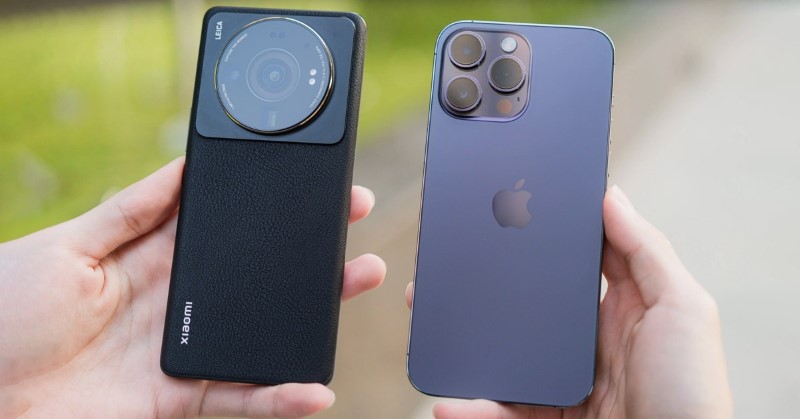 màu Xiaomi 13 Ultra cùng iPhone 14 Pro Max