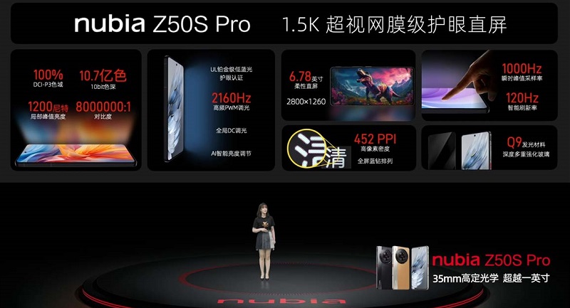 ra mắt Nubia Z50S Pro
