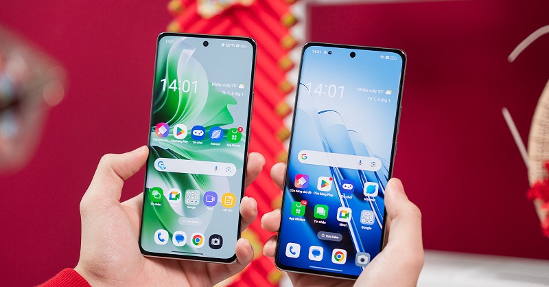 màn hình OPPO Reno11 Pro và OPPO Reno11