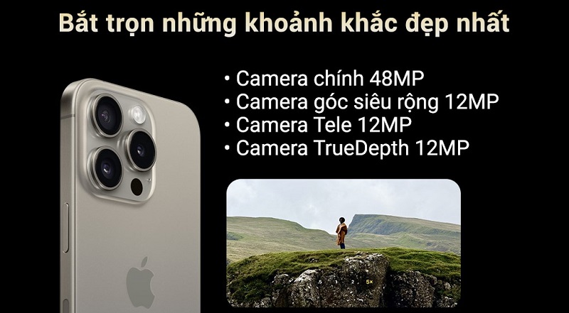 cụm camera iPhone 15 Pro Max