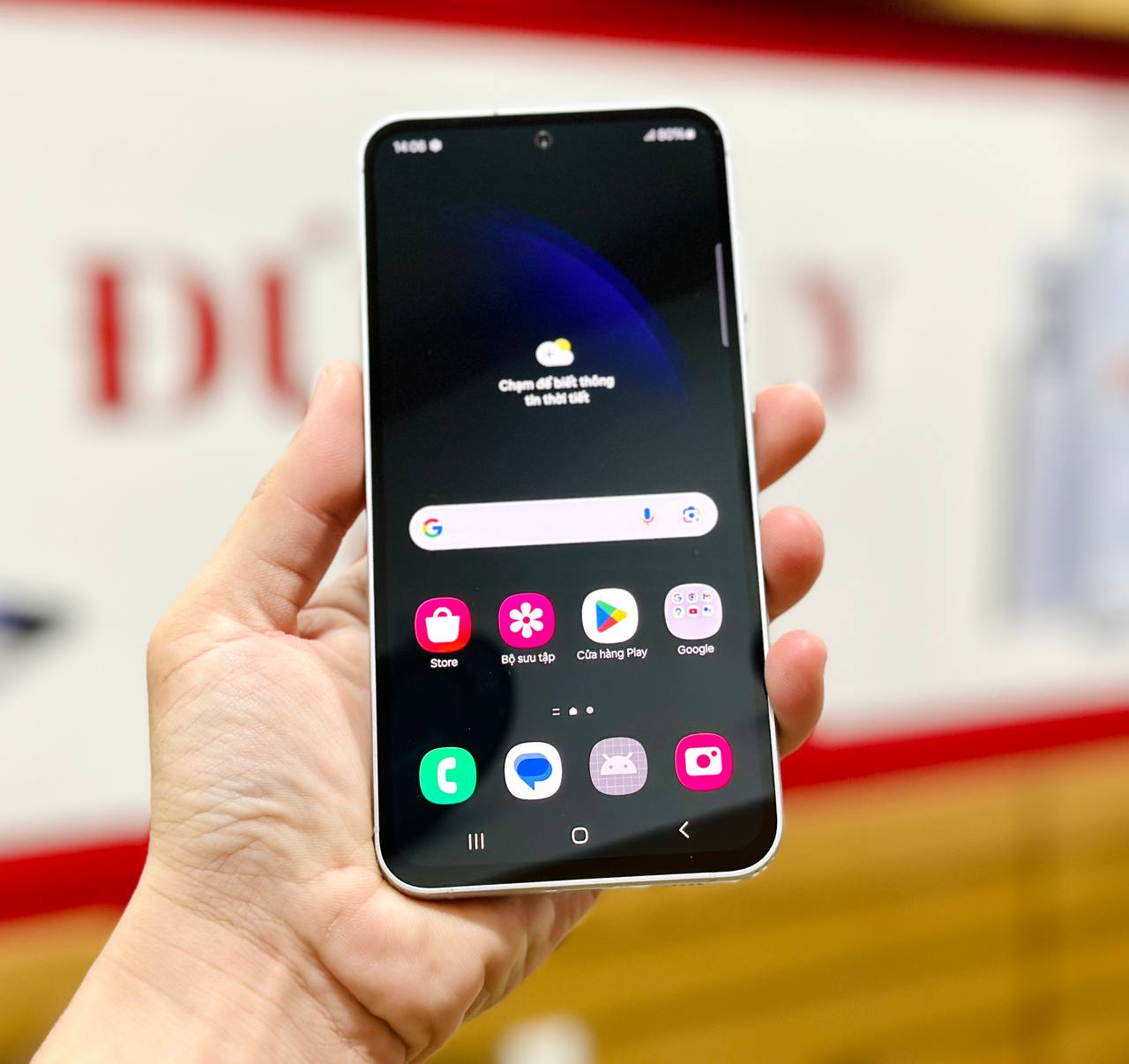Màn hình Samsung Galaxy S23 FE 5G cũ mượt mà nhờ tần số quét 120Hz