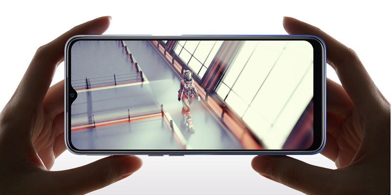 Oppo A55 5G có màn hình giọt nước để chứa camera selfie