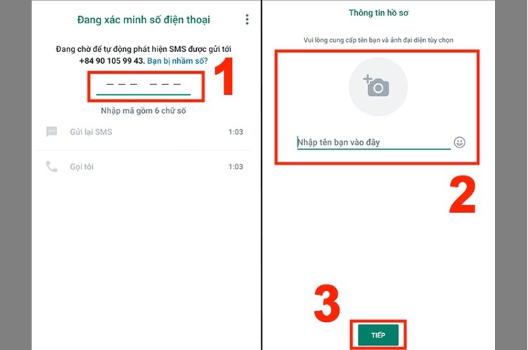 chỉnh sửa thông tin hồ sơ WhatsApp
