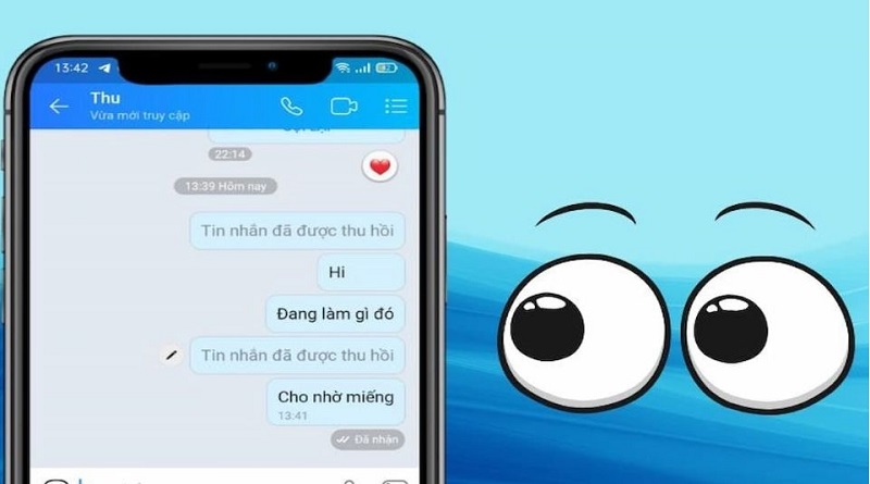 Tính năng thu hồi tin nhắn trên Zalo trên iPhone​ là gì?
