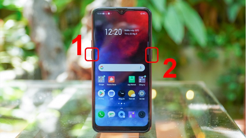Cách chụp màn hình Realme​