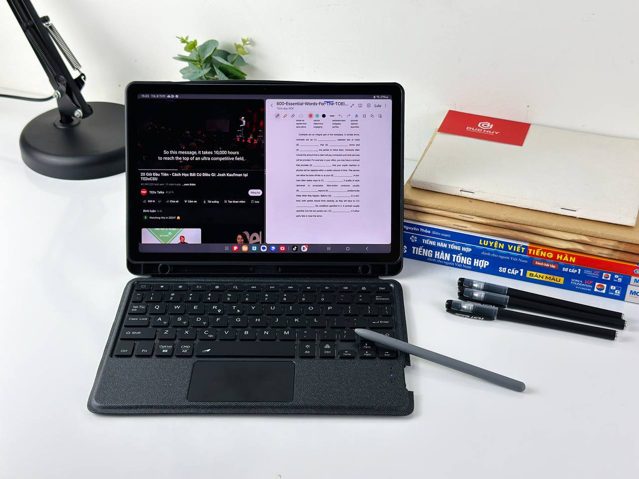 Samsung Galaxy Tab S9 FE có khả năng học tập hoàn hảo