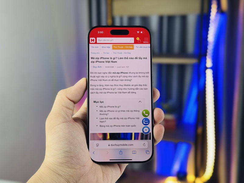iPhone 16 Pro 1TB có màn hình đẹp