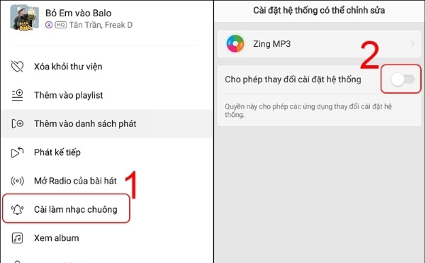  Tích chọn để mục Cho phép thay đổi cài đặt hệ thống hiển thị xanh