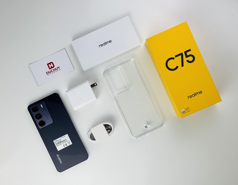 Toàn bộ phụ kiện của realme C75