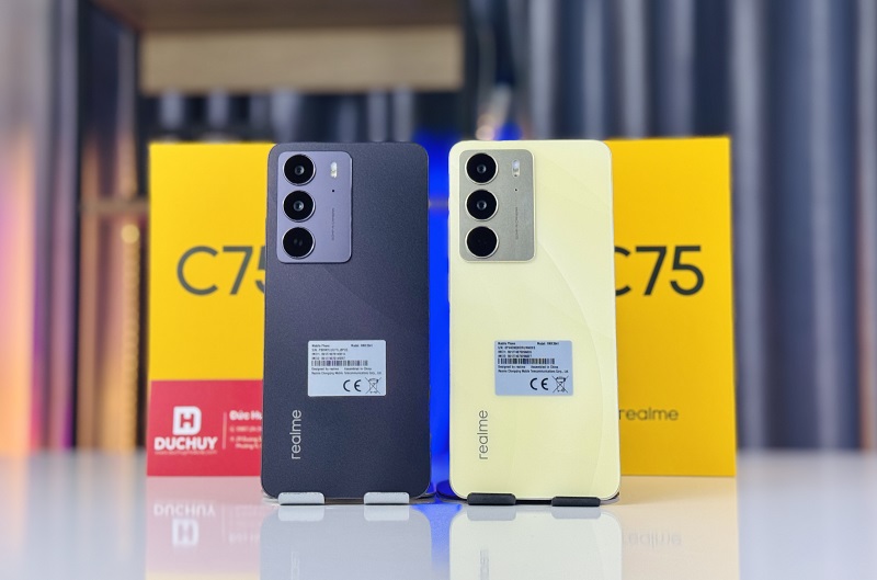realme C75 có thiết kế bền bỉ, chống nước tốt