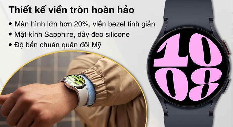 thiết kế Galaxy Watch6 44mm