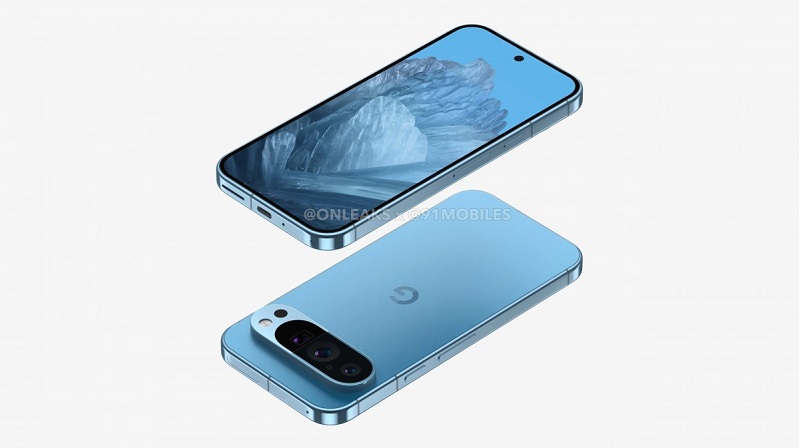 ngoại hình Google Pixel 9 vuông vắn