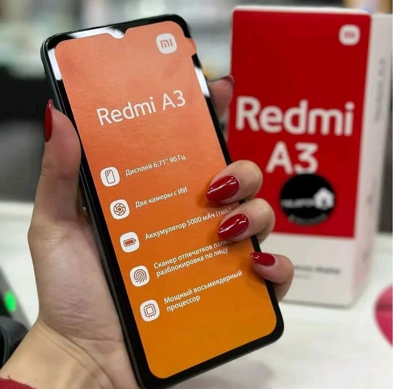 mặt trước Xiaomi Redmi A3