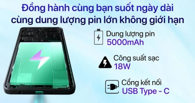 pin TECNO SPARK 20C bền bỉ