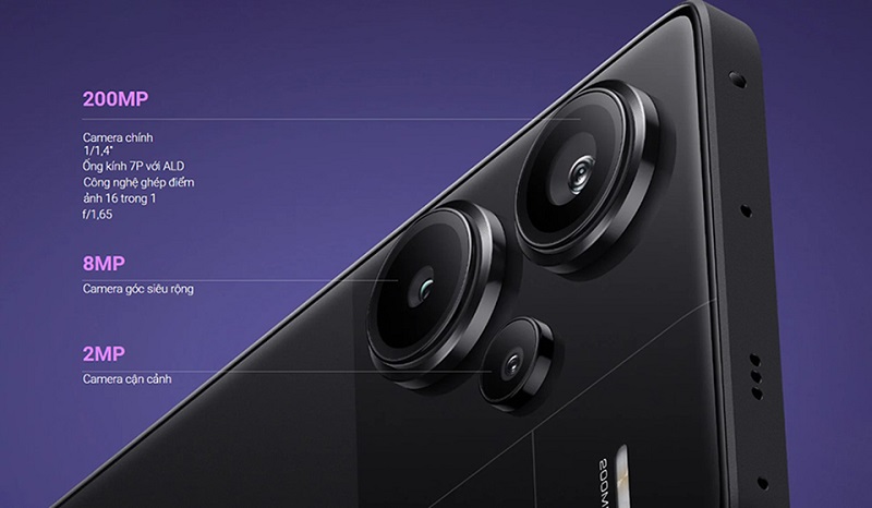 Camera Xiaomi Redmi Note 13 Pro Plus 5G chất lượng