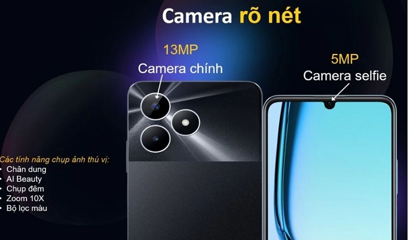camera realme C60 chất lượng