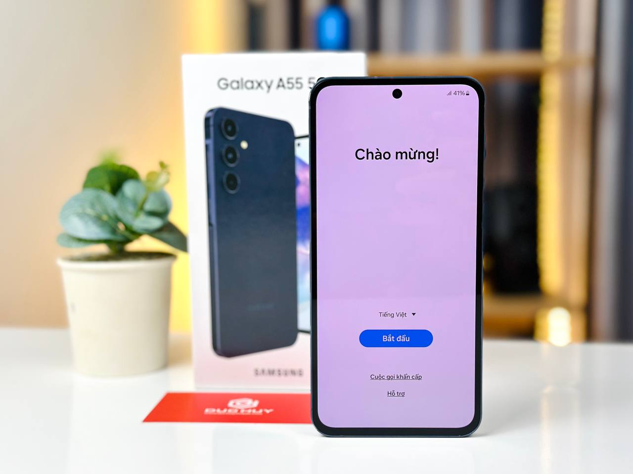 Galaxy A55 5G hiển thị sắc nét 