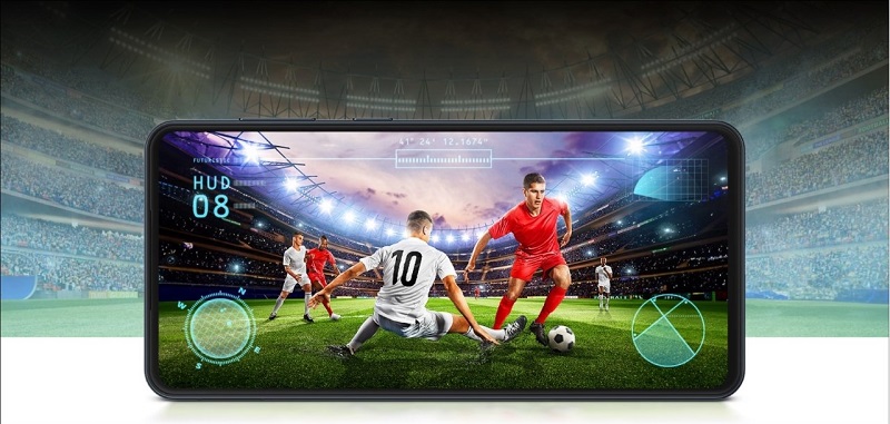 màn hình Samsung Galaxy M55 5G sắc nét