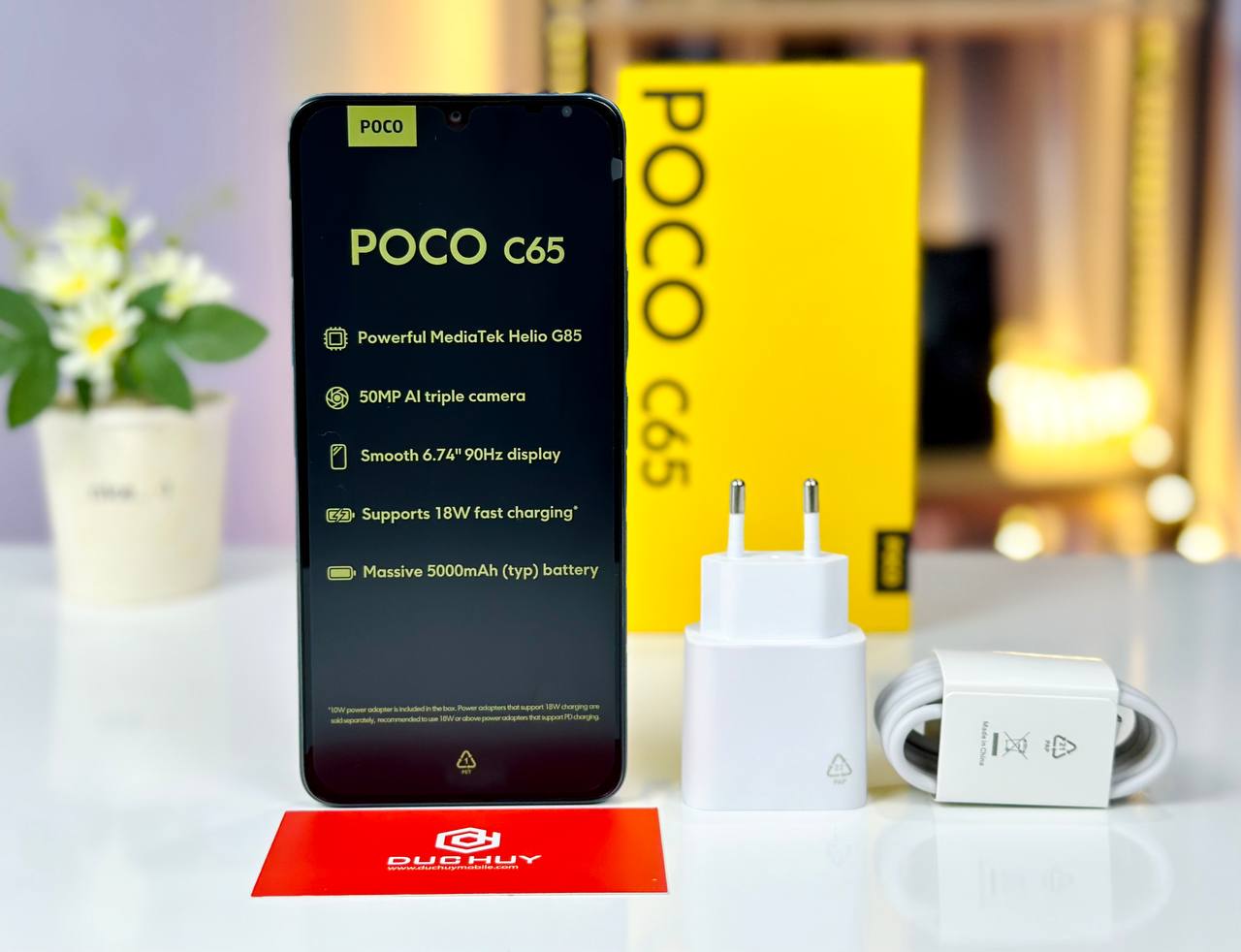 màn hình Xiaomi POCO C65 cực lớn