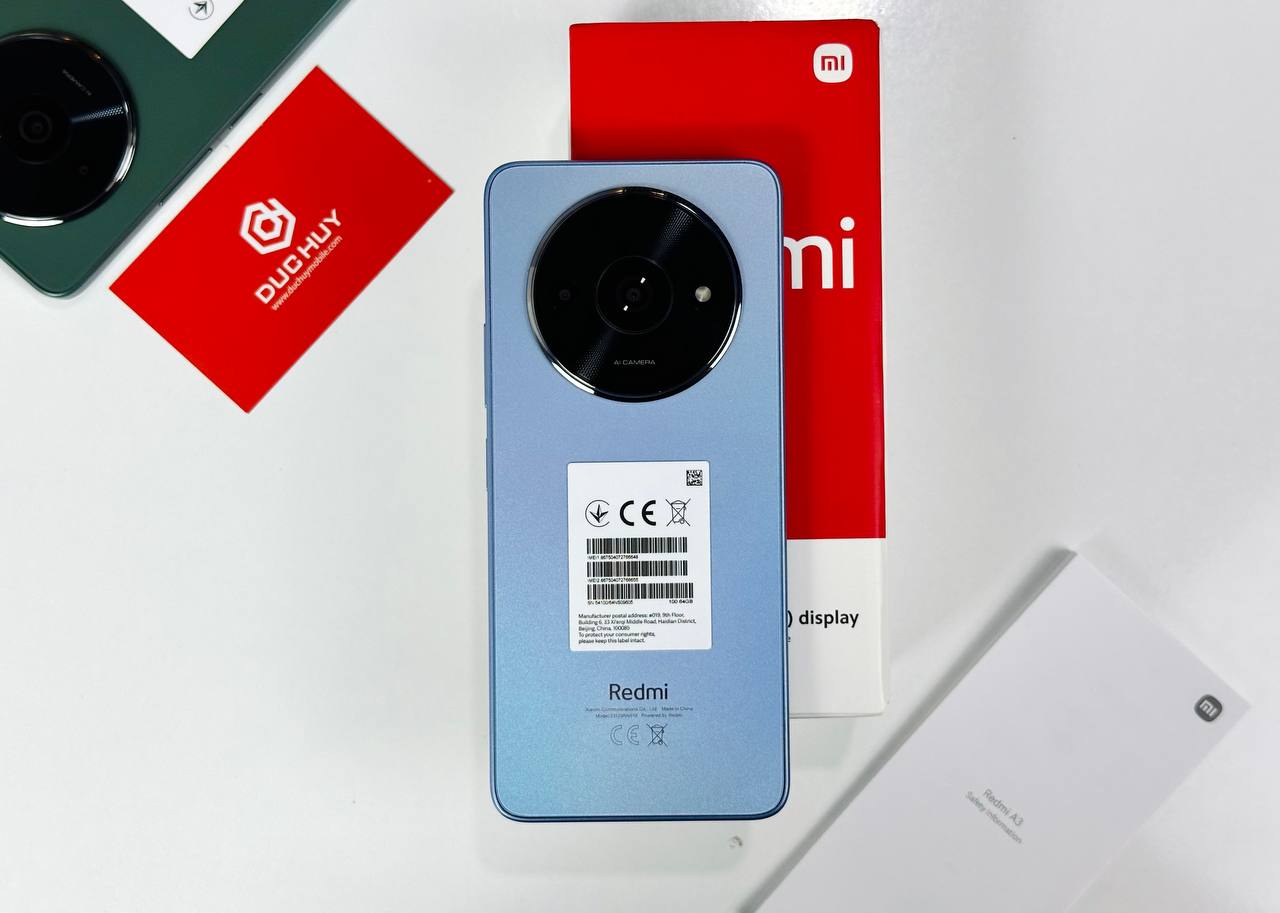 Vi xử lý Redmi A3 64GB, ổn định 