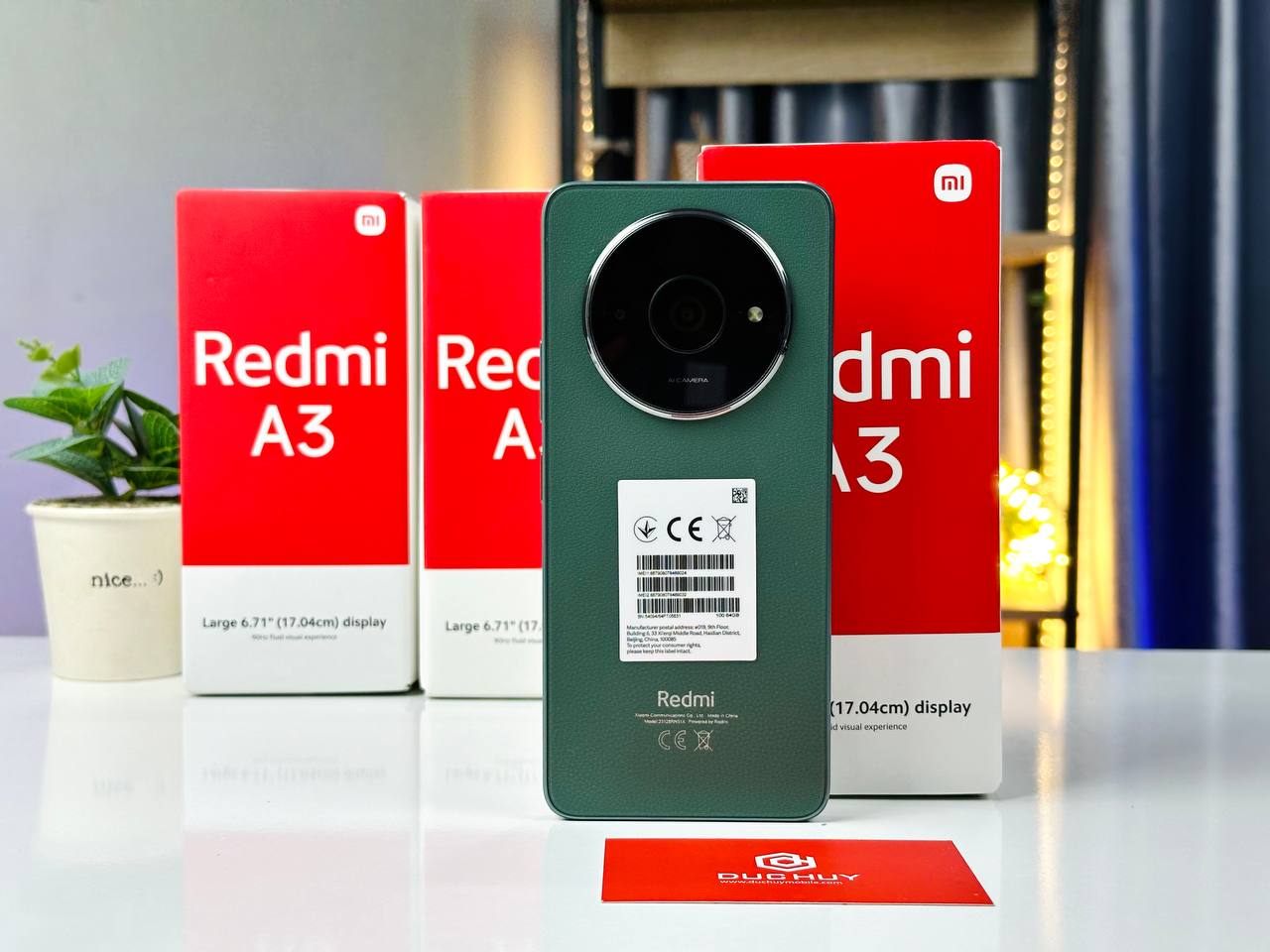 Xiaomi Redmi A3 xanh lá 