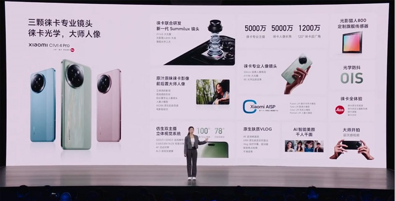 cấu hình Xiaomi Civi 4 Pro mạnh mẽ