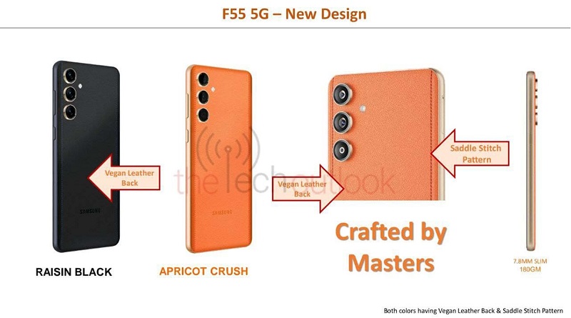 ngoại hình Galaxy F55 5G
