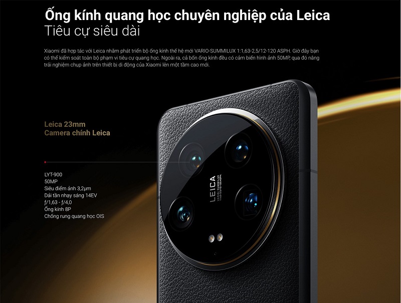 camera Xiaomi 14 Ultra hàng đầu