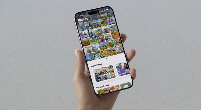 Ứng dụng Photos iOS 18 đẹp hơn