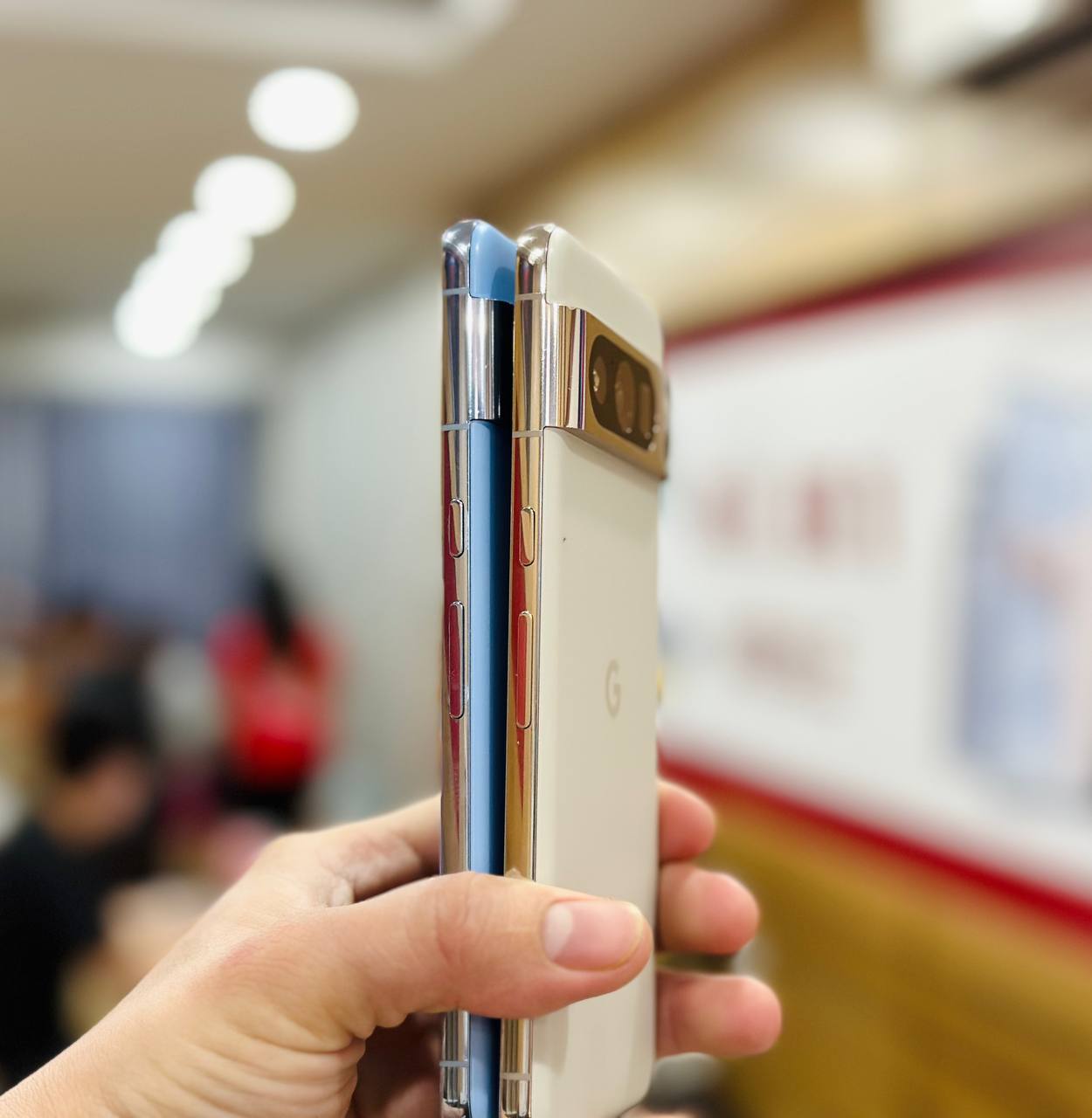 cạnh Google Pixel 8 Pro 5G 128GB cũ đẹp keng