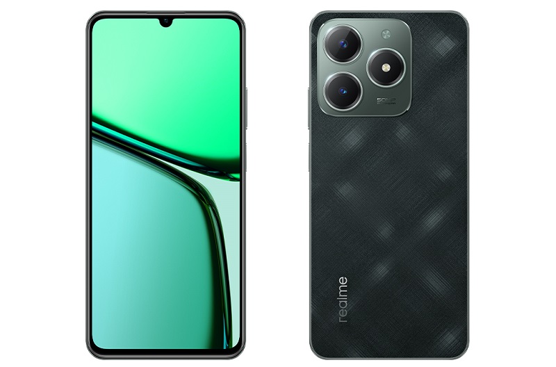 Realme C61 màu xanh cực đẹp