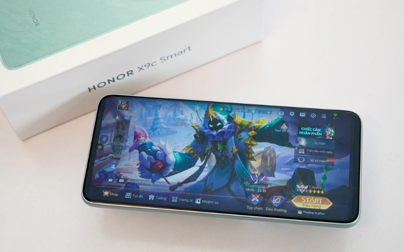 Test game Honor X9c Smart 5G