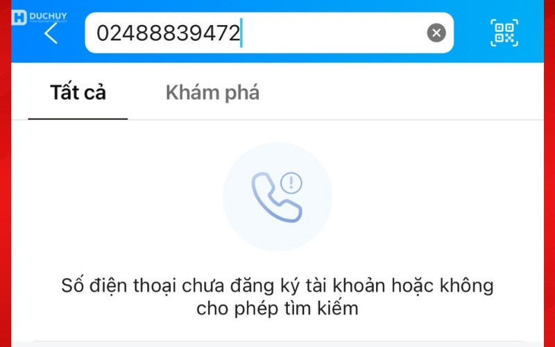 Bước 3 tắt tính năng tìm thấy số điện thoại