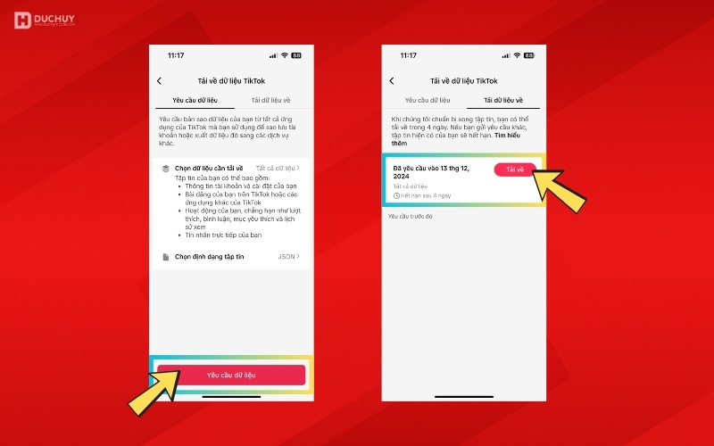 Cách xem TikTok Wrapped 2024 trên điện thoại - Tải dữ liệu