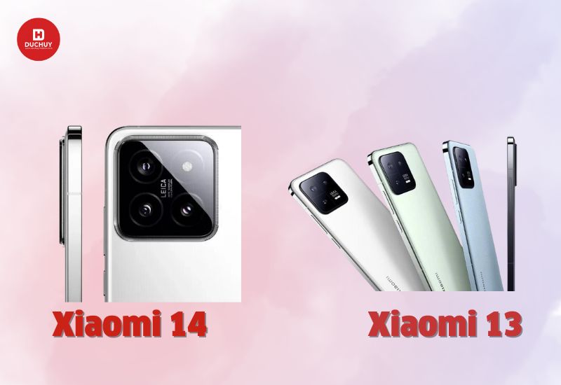So sánh về thiết kế giữa Xiaomi 14 và Xiaomi 13