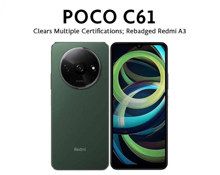 Thiết kế Xiaomi POCO C61