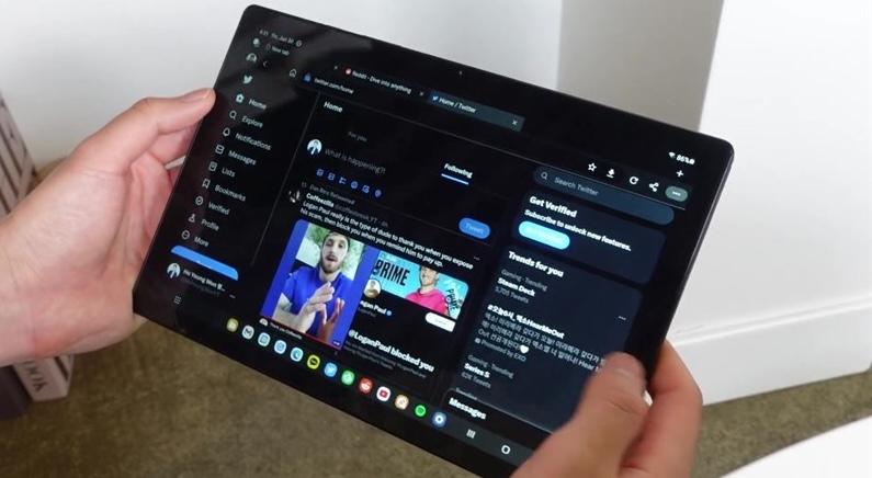 Màn hình của Samsung Galaxy Tab A10 Plus 5G