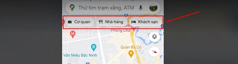 Cách tìm trụ ATM gần đây nhất qua Google Maps