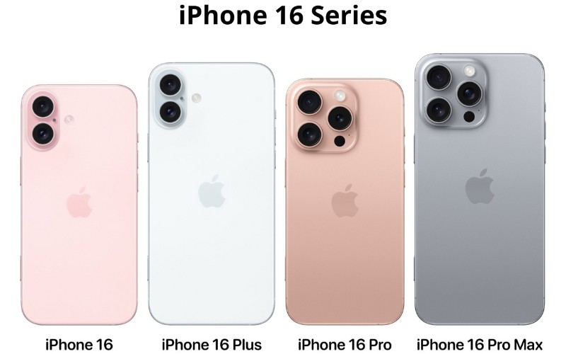 iPhone 16 series bao gồm những phiên bản nào?