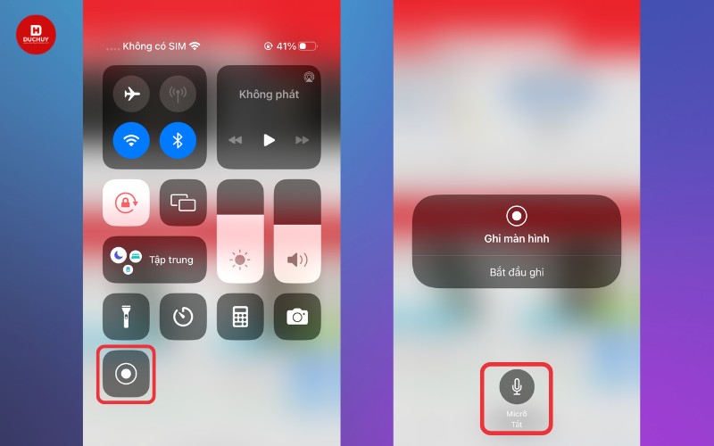 Hướng dẫn chi tiết cách quay màn hình iPhone có thu âm