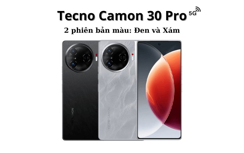 Thiết kế thời thượng trên Tecno Camon 30 Pro