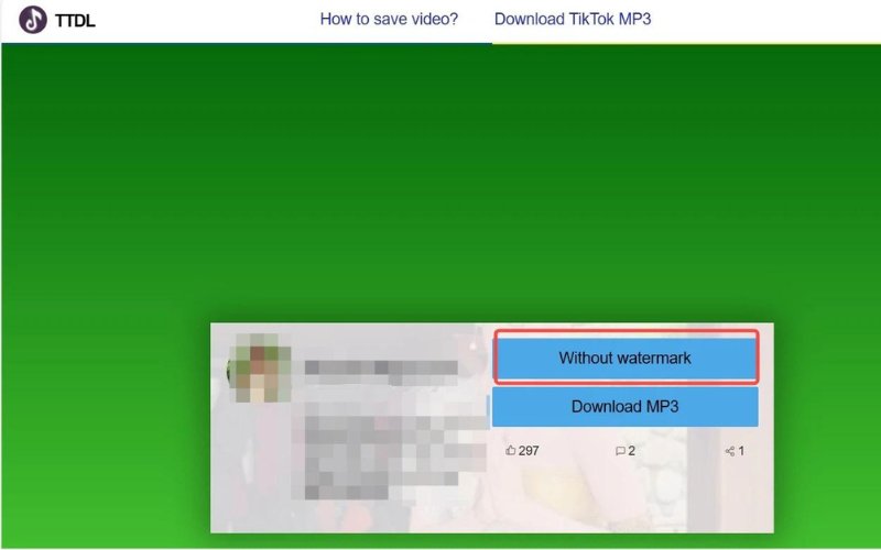 Cách thực hiện tải video TikTok không logo với TikTok Downloader