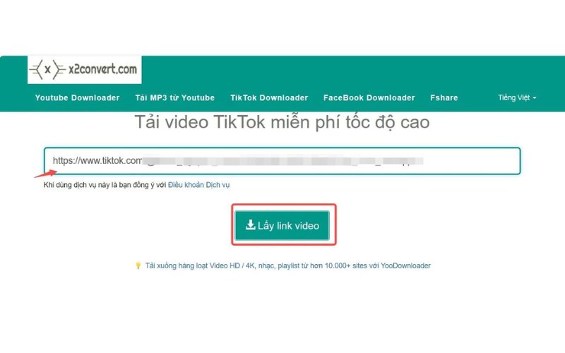Cách thực hiện tải video TikTok không logo với X2convert