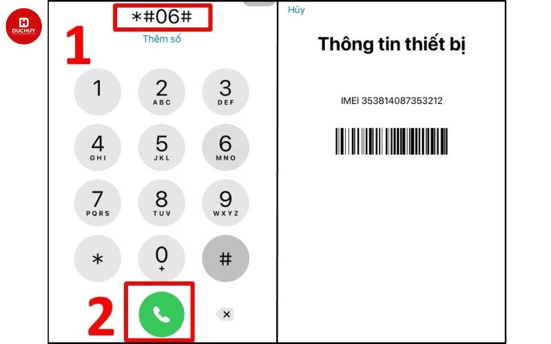 Cách tìm IMEI trên thiết bị