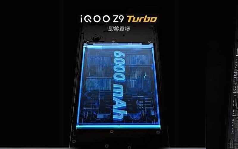Dung lượng pin khủng 6,000mAh trên vivo iQOO Z9 Turbo