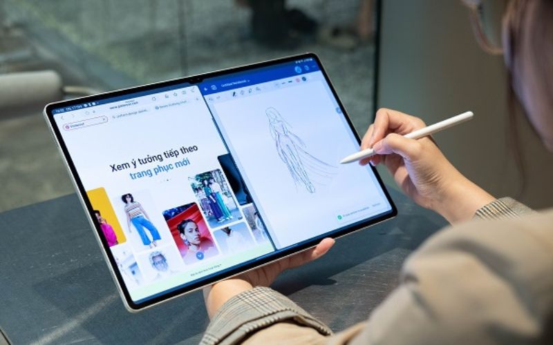 Bút S Pen trên máy tính bảng Samsung