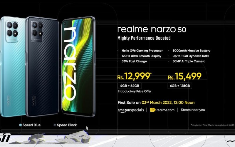 Đánh giá chi tiết Realme Narzo 50 4G